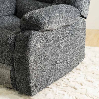 Allende 3+2+1 Seater Fabric Motion Recliner Set - Smoke Grey