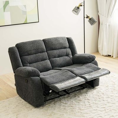 Allende 3+2+1 Seater Fabric Motion Recliner Set - Smoke Grey