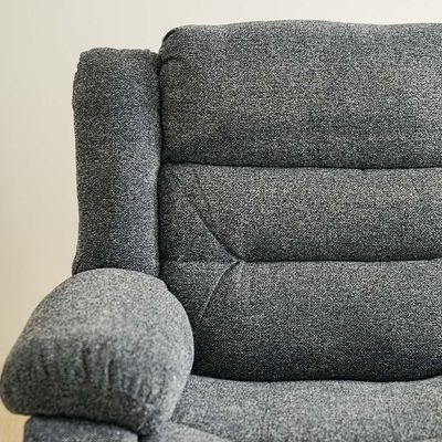 Allende 1 Seater Fabric Motion Recliner - Smoke Grey