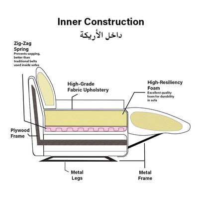 كرسي متحرك من القماش بمقعدين من بالتيمور - جملي