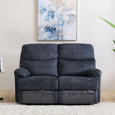 Baltimore 2 Seater Fabric Motion Recliner - Navy