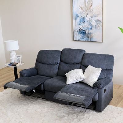 Baltimore  3-Seater Fabric Motion Recliner - 1 Year Warranty