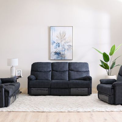 Baltimore  3-Seater Fabric Motion Recliner - 1 Year Warranty