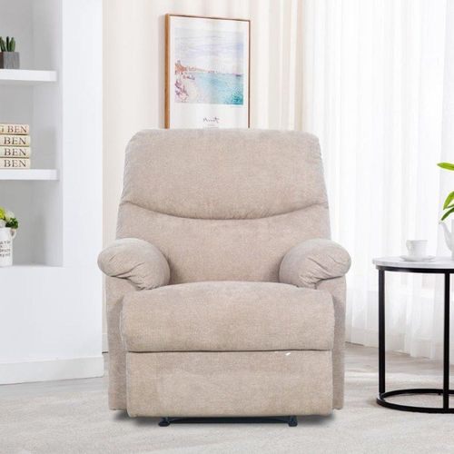 Baltimore 1 Seater Fabric Motion Recliner - Camel
