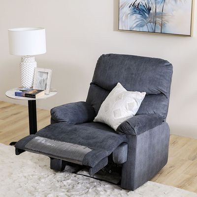 Baltimore 1 Seater Fabric Motion Recliner - Navy