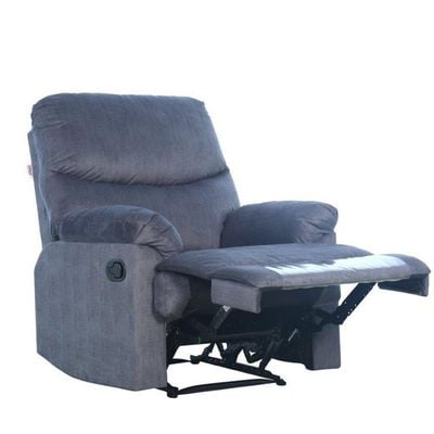 Baltimore 1 Seater Fabric Motion Recliner - Navy