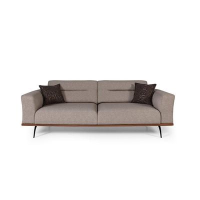 Asya 3-Seater Fabric Sofa