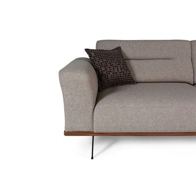 Asya 3-Seater Fabric Sofa