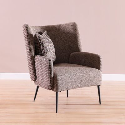 Asya 1-Seater Fabric Sofa