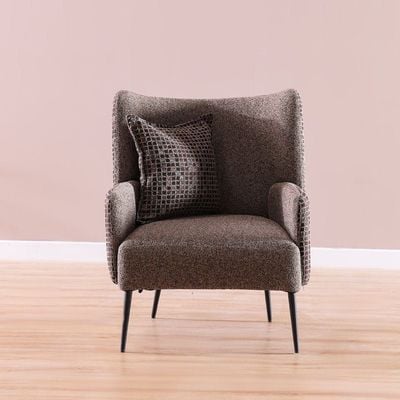 Asya 1-Seater Fabric Sofa