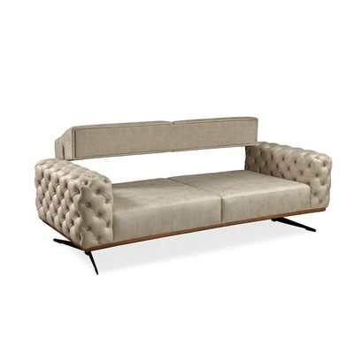 Salons 3-Seater Fabric Sofa