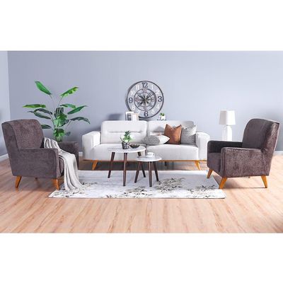 Kelbek 3+1+1 Seater Fabric Sofa