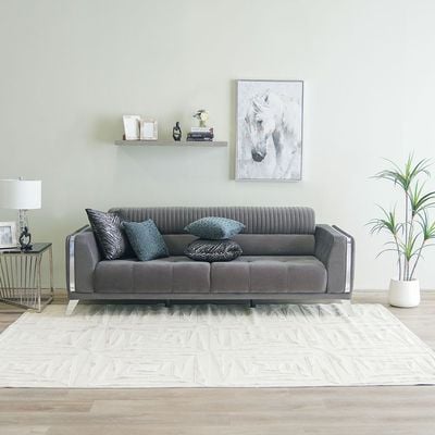 Seychelles 3-Seater Fabric Sofa