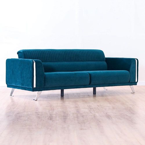 Seychelles 5-Seater Fabric Sofa Set - Blue - With 2-Year Warranty