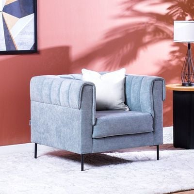 Saga 1-Seater Fabric Sofa