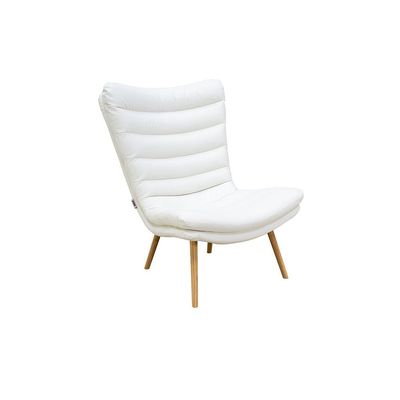 Grafton 1 Seater Fabric Resting Chair - Snow White