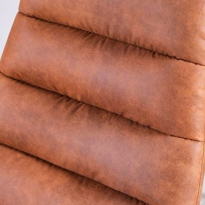 Milford 1 Seater Faux Leather Lounger