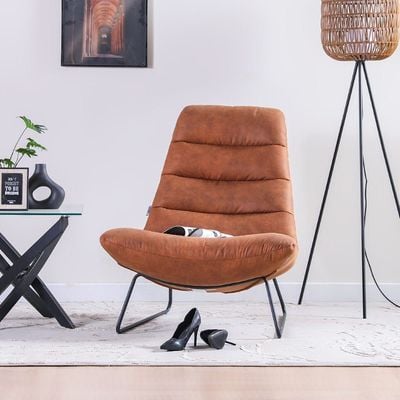 Milford 1 Seater Faux Leather Lounger