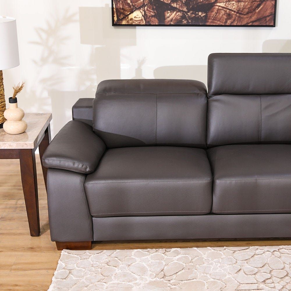 Cheap 3 online seater leather sofa