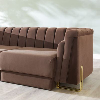 Oscar 3-Seater Fabric Sofa