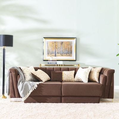 Oscar 3-Seater Fabric Sofa