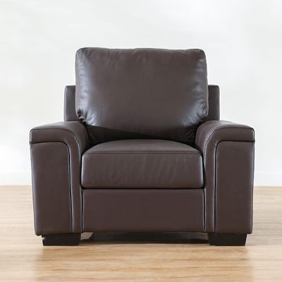 Vegas 1-Seater Half Leather Sofa