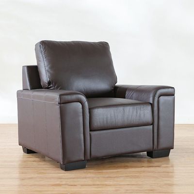 Vegas 1-Seater Half Leather Sofa