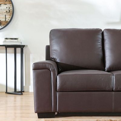 Vegas 1-Seater Half Leather Sofa
