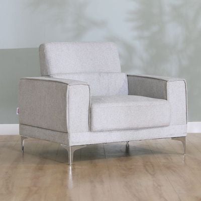 Cayley 1 Seater Fabric Sofa - Beige