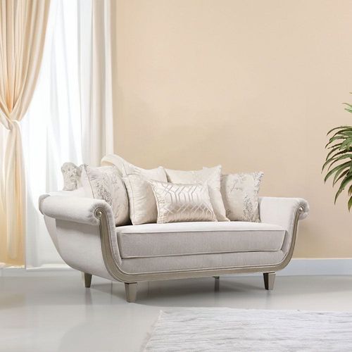 Bunbury 2 Seater Fabric Sofa - Beige