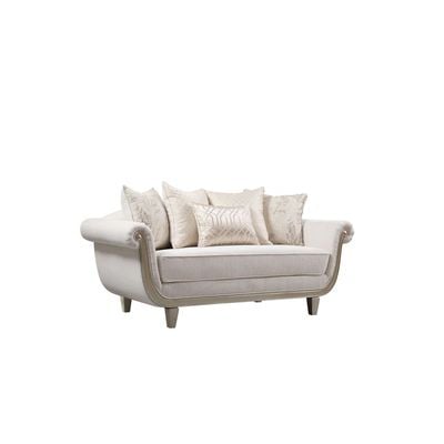 Bunbury 7-Seater Fabric Sofa Set - Beige - With 2-Year Warranty