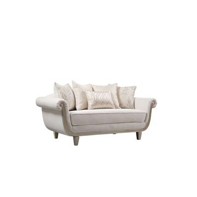 Bunbury 7-Seater Fabric Sofa Set - Beige - With 2-Year Warranty 