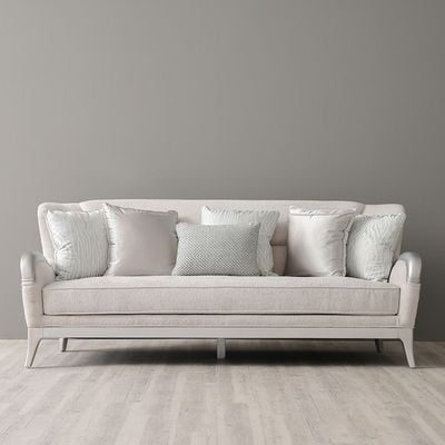 Busselton 7-Seater Fabric Sofa Set - Grey - With 2-Year Warranty