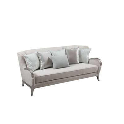 Busselton 7-Seater Fabric Sofa Set - Grey - With 2-Year Warranty