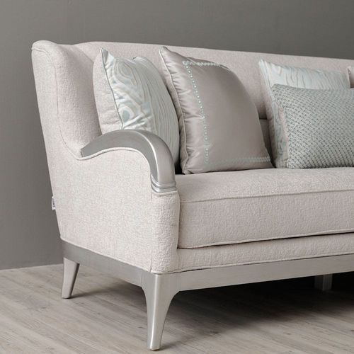أريكة قماشية 3 مقاعد من بوسلتون - رمادي