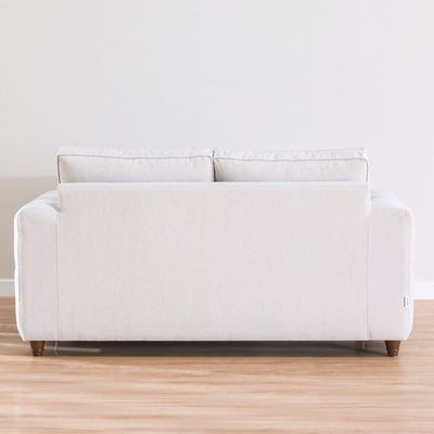 Moscow 2 Seater Fabric Sofa - Light Grey