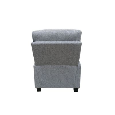 Charis 1-Seater Fabric Pushback Recliner - Grey