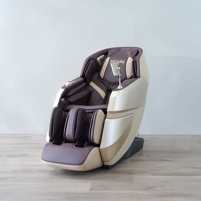 Radson Leather Massage Chair - Beige / Brown