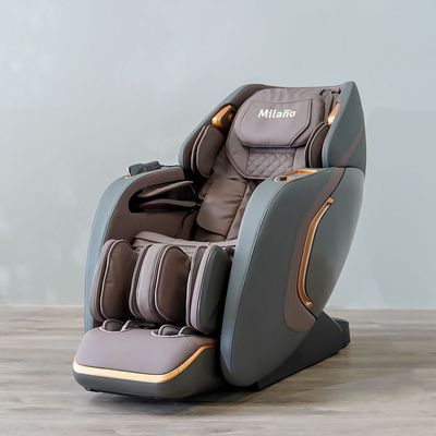 Kaito Leather Massage Chair 21 Auto modes/ 3D mechanism - Grey / Brown