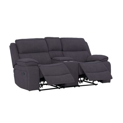 Illumi 2 Seater Motion Recliner - Smoke Grey