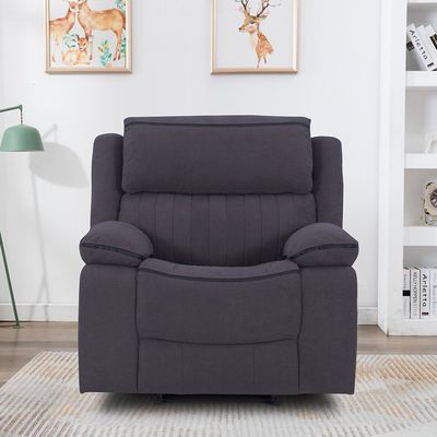 Illumi 3+2+1 Seater Motion Recliner Set - Smoke Grey