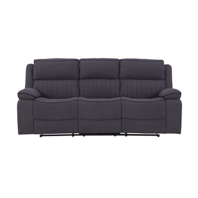 Illumi 3 Seater Motion Recliner - Smoke Grey