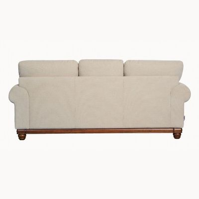 Portland 3-Seater Fabric Sofa – Beige - With 2-Year Warranty