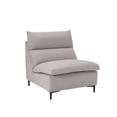 Palermo 3-Seater Fabric Sofa - Beige - With 2 Years Warranty