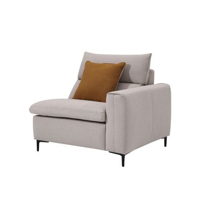 Palermo 3-Seater Fabric Sofa - Beige - With 2 Years Warranty