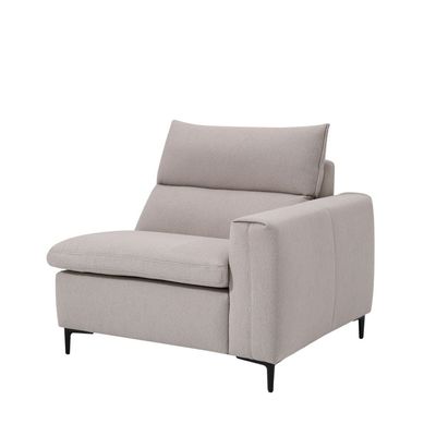 Palermo 3-Seater Fabric Sofa - Beige - With 2 Years Warranty