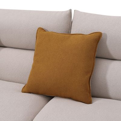 Palermo 3-Seater Fabric Sofa - Beige - With 2 Years Warranty