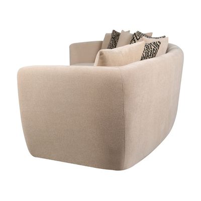 Fresno 5-Seater Fabric Sofa – Sand