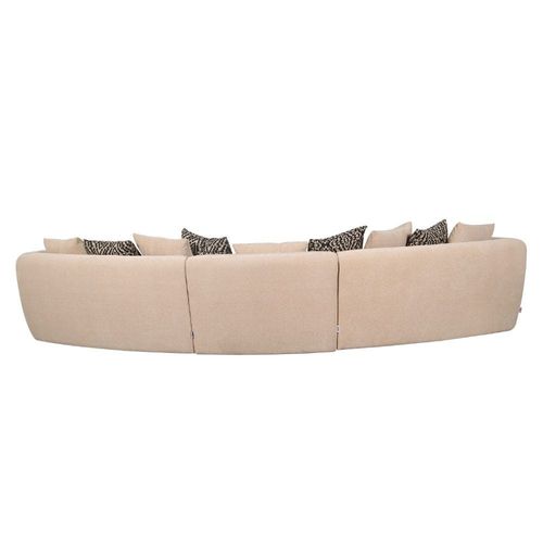Fresno 5-Seater Fabric Sofa – Sand