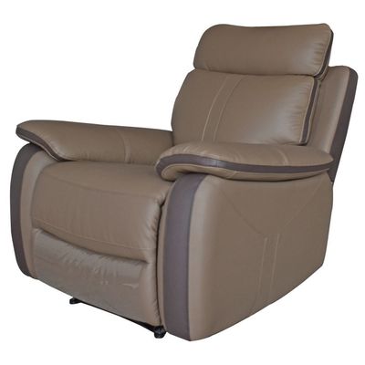 Arlington 3+2+1-Seater Faux Leather Manual Recliner – Tan – With 2-Year Warranty